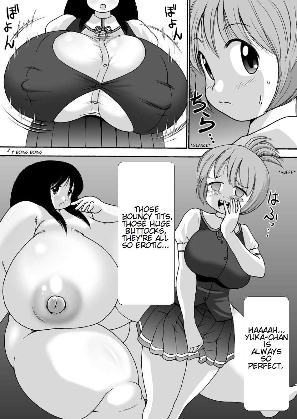Huge breasts doujin